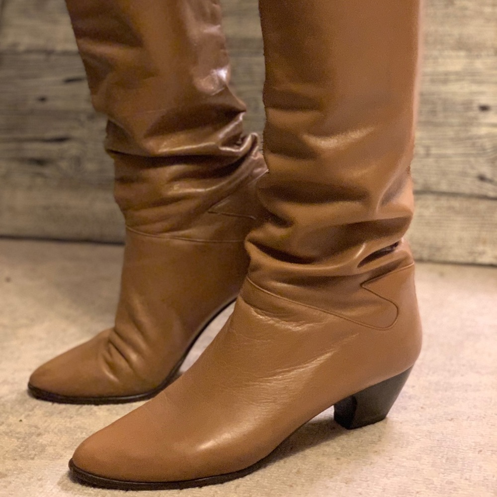 Vintage leather boots